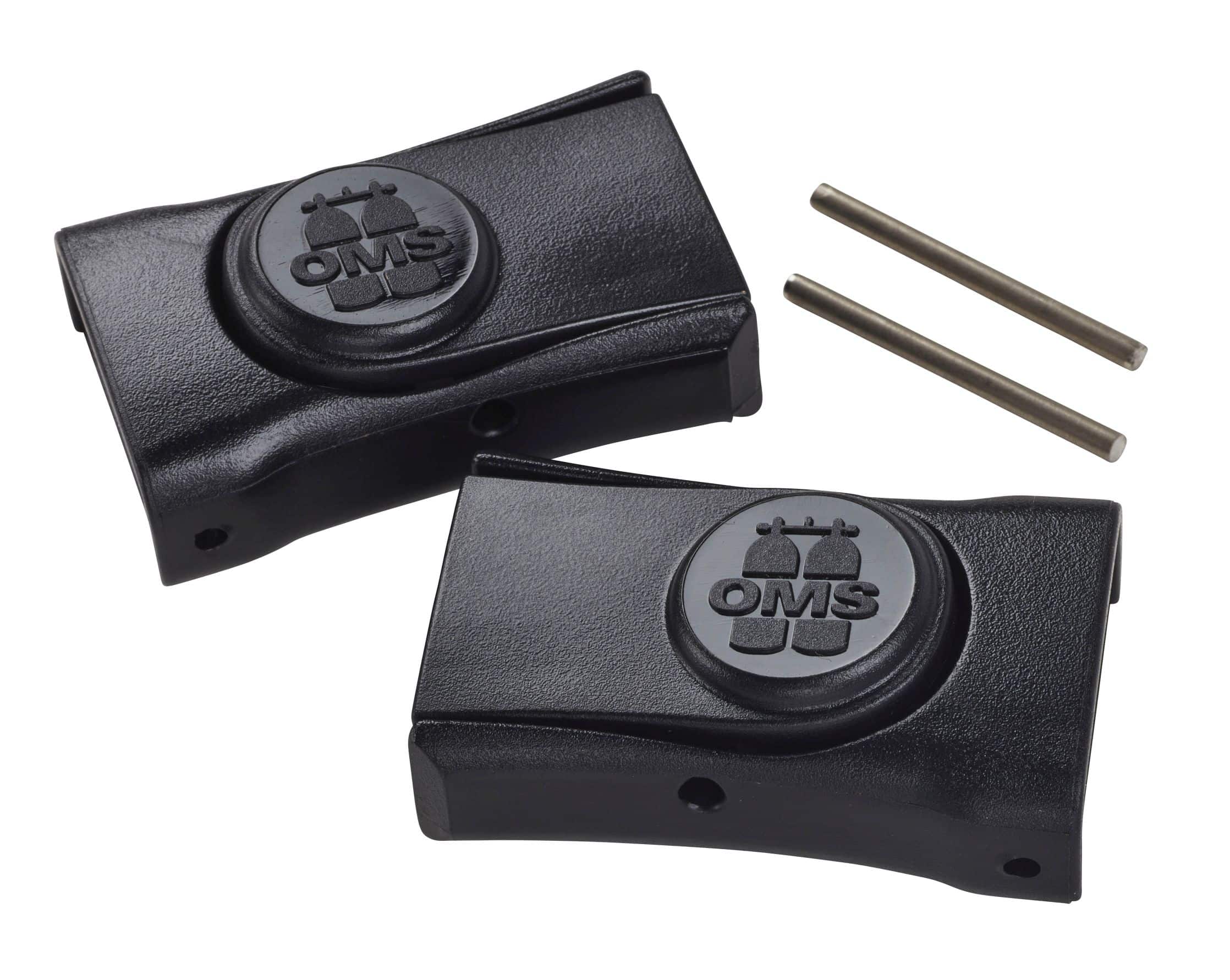 Mask buckles (pair) with 2 pins