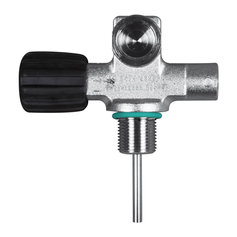 DIN Valve, 230 bar, LEFT expandable, incl. rubber knob, without Blind Plug