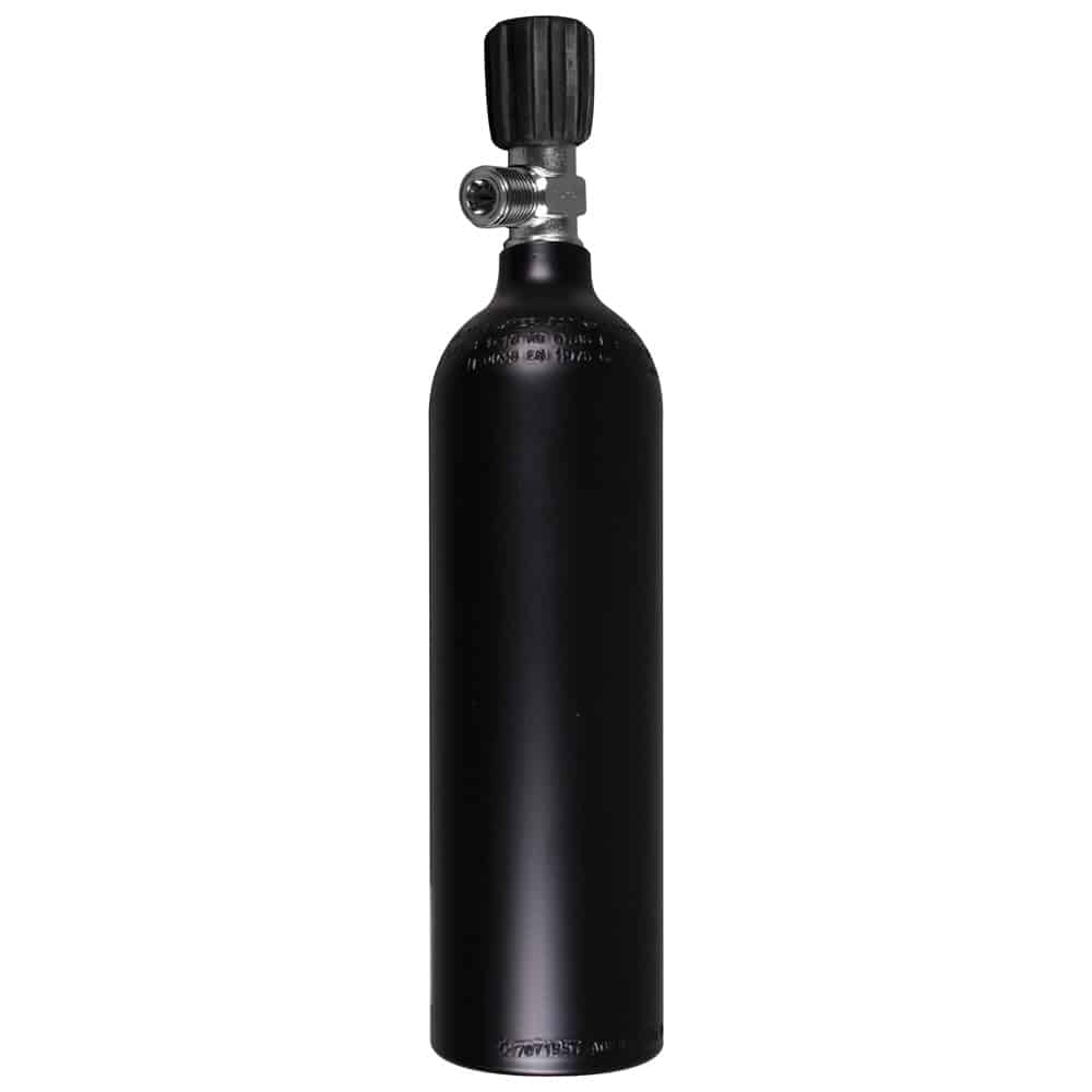 0.85 Liter Aluminum Single 200 Bar with Mono Argon/Inert Gas
