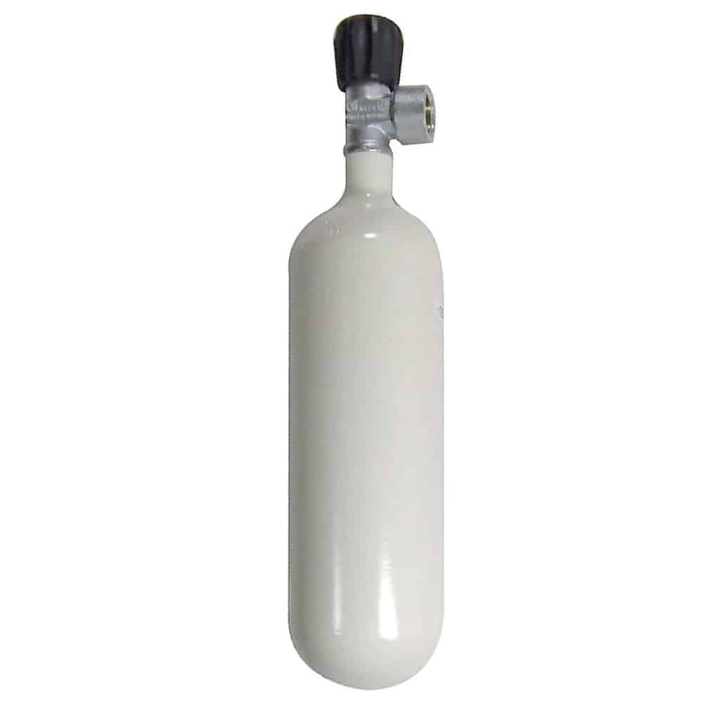 1.0 Liter Steel Single 200 Bar with Mono G5/8 Valve