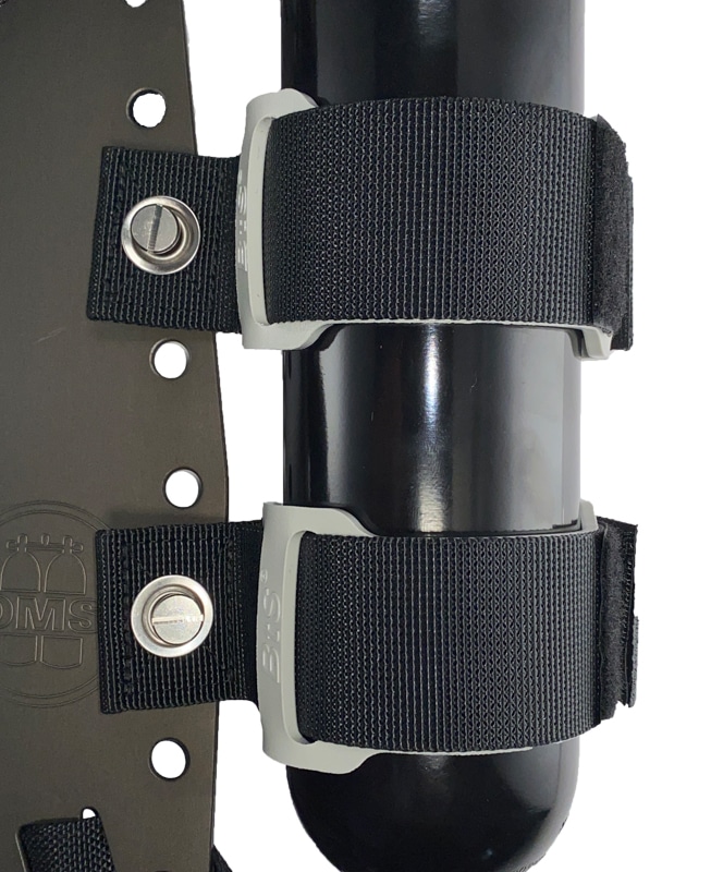BtS Mounting Straps Set (attaches to backplate), for cylinders with 90mm diameter or less
