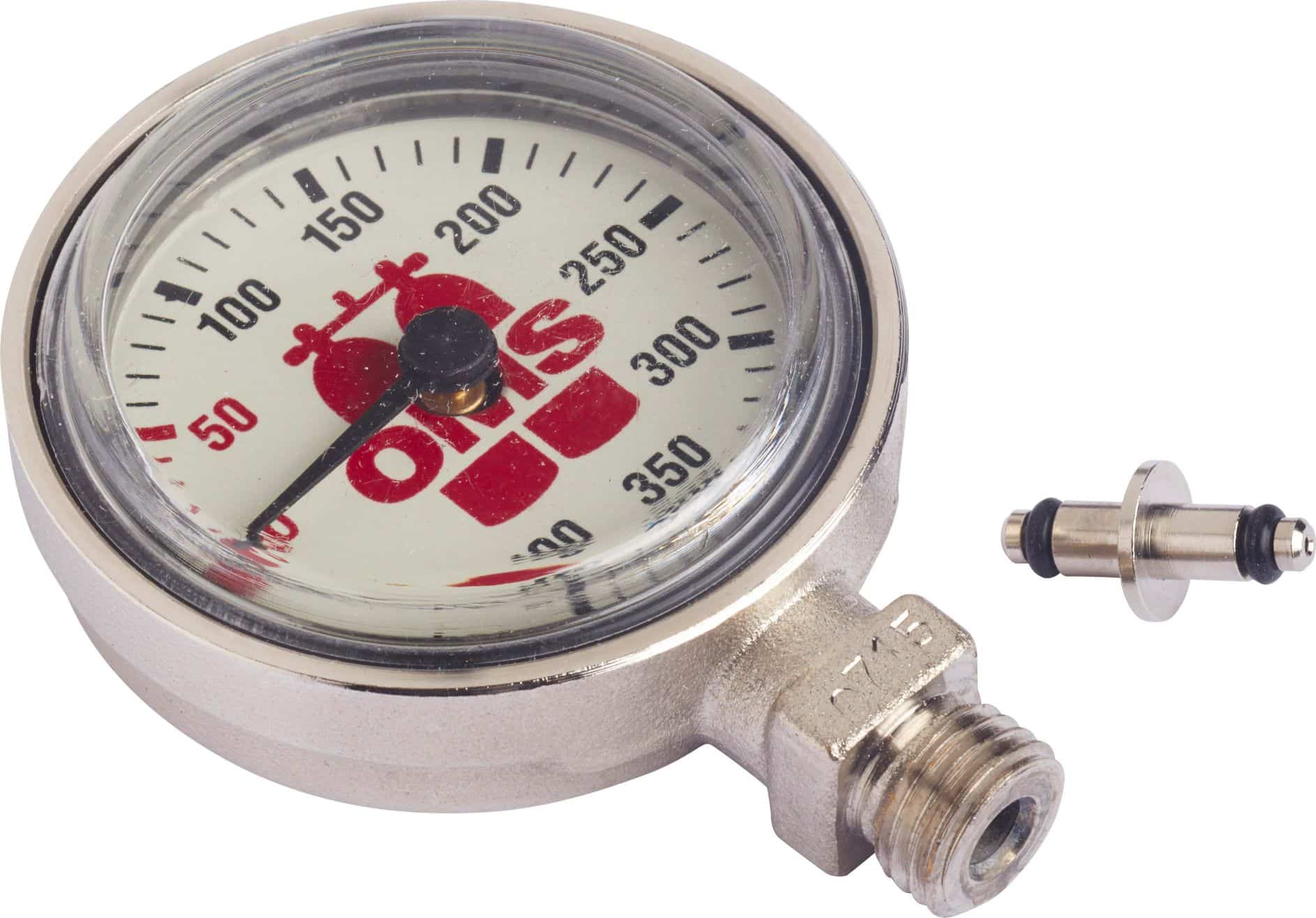 Finimeter OMS - Stage variant - 0 - 400 bar scale (without hose, with swivel)