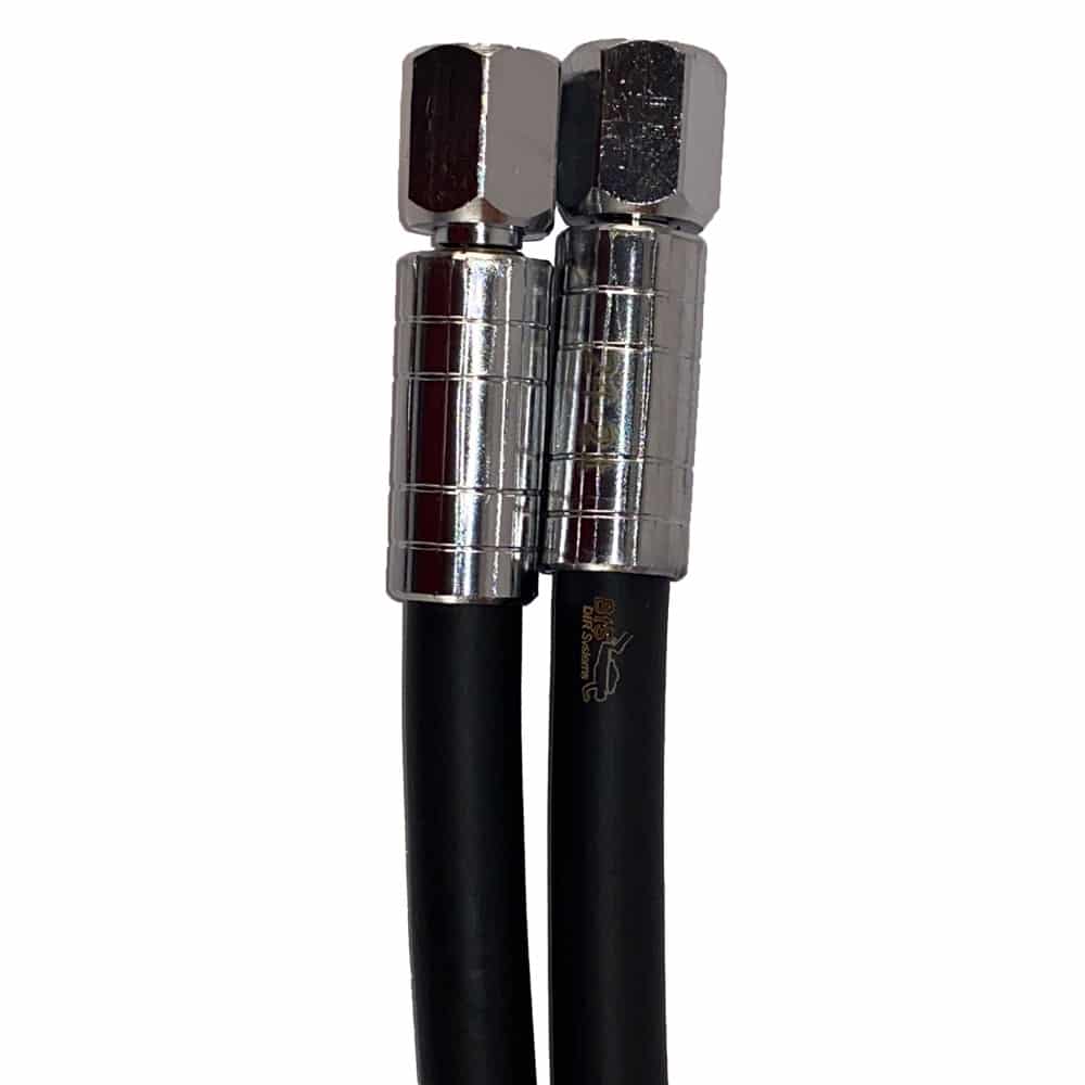 High pressure hose 100 cm, UNF 7/16 internally threaded (female)