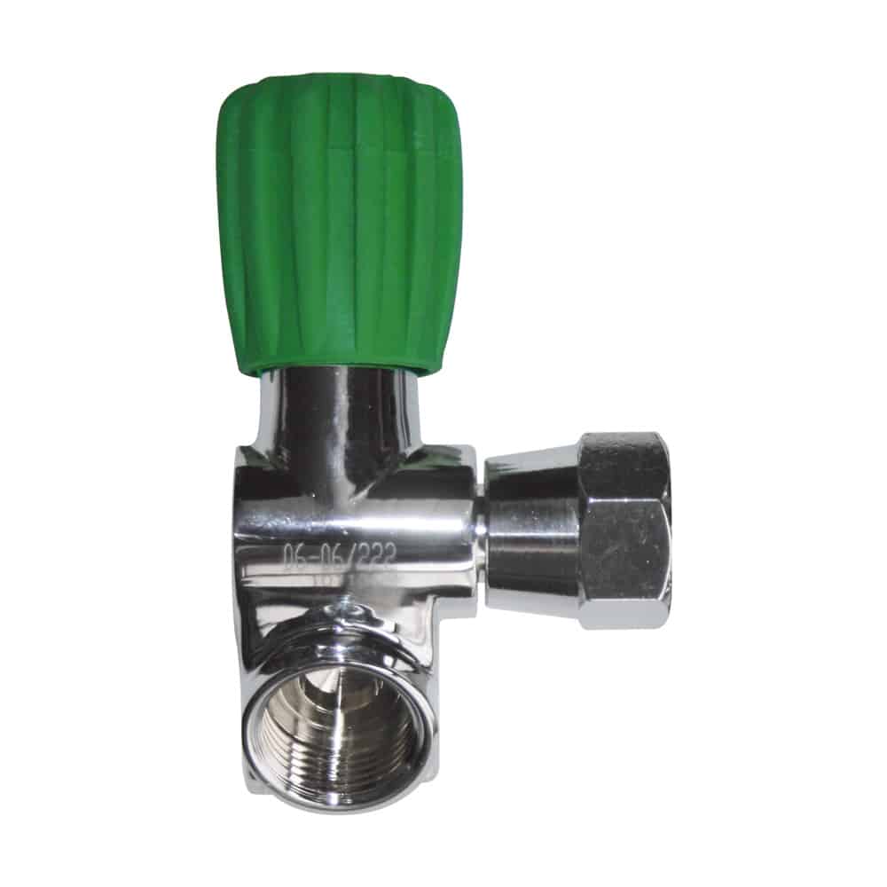 Second Outlet, RIGHT 230 bar, EU Nitrox M26/2, incl. rubber knob